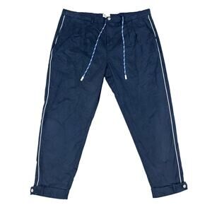 Tombolo Navy Drawstring Pants  Trousers with Side Stripe – Men’s XXL NWOT